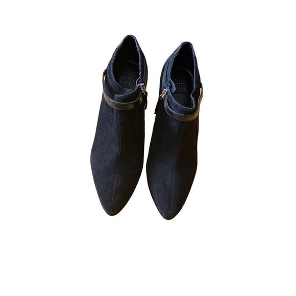 WHITE HOUSE BLACK MARKET ADDYSON SUEDE LEATHER HIGH HEEL ANKLE BOOTS BOOTIES - Picture 4 of 8